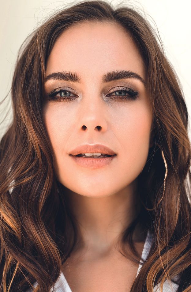 Mt Pleasant med spa model with brown hair