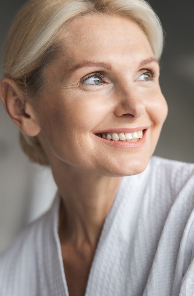 Mt Pleasant med spa model smiling