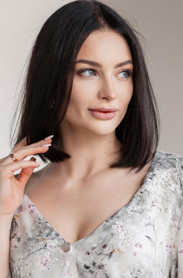 Mt Pleasant medical spa model with black hair