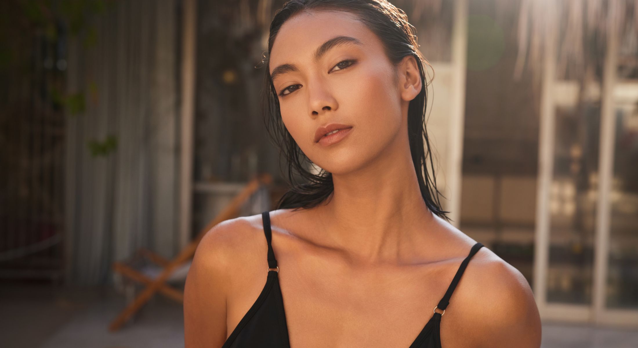 Mt Pleasant med spa model with brown hair